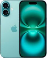 Apple - iPhone 16 128GB - Apple Intelligence - Teal (Verizon)