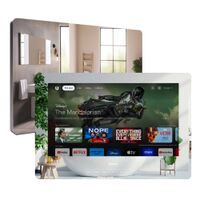 Sylvox - 24" Clas Smart Bathroom Mirror TV, 1080P FHD LED Google TV, IP66 Waterproof Anti-Fog, Du...
