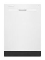 Whirlpool - Quiet Dishwasher with Boost Cycle and Pocket Handle - White