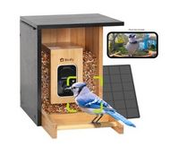 BIRDFY - Smart Wild Bird Feeder with Camera for Outdoor , AI Enabled Bird Recognition & Solar Pow...