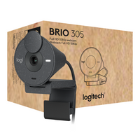 Logitech - Brio 305 Full HD 1080P Webcam with Privacy Shutter, works with Zoom, Microsoft Teams, ...