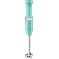 KitchenAid - Corded Variable-Speed Immersion Blender in Aqua Sky with Blending Jar - Blue