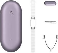 PLAUD - AI NotePin Memory Capsule Voice/Audio Recorder - Exclusive Bundle - Sunset Purple