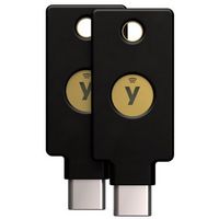 Yubico - YubiKey 5C NFC - Two-Factor authentication (2FA) Security Key, Connect via USB-C or NFC,...