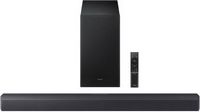 Samsung - B-Series 2.1Ch DTS Virtual:X Soundbar with Subwoofer - Titan Black