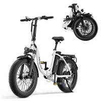 HiBoy - EX6F Foldable Electric Bike w/ 75 mi Max Operating Range & 25 mph Max Speed - 67.7*24.2*5...