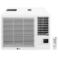 LG - 18,000 BTU 230V Window-Mounted Air Conditioner with 12,000 BTU Supplemental Heat Function - ...