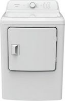 Frigidaire - 7 Cu. Ft. Electric Dryer with 8 Dry Cycles - White