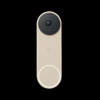 Google - Nest Doorbell (wired, 3rd gen) - Latest Model - 2K Video and Gemini - Linen