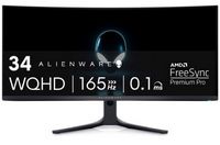 Alienware - AW3423DWF 34" QD-OLED Curved 165Hz .1-ms Ultrawide FreeSync Gaming Monitor with HDR (...