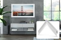 Deco TV Frames - Alloy Prismatic Bezel for Samsung The Frame TV - 32" - Pure White