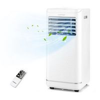 Costway 6000BTU (10000 BTU ASHRAE) Portable Air Conditioner with Dehumidifier & Fan Mode, up to 3...