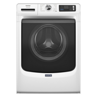 Maytag - 5.0 Cu. Ft. High-Efficiency Smart Front Load Washer with Steam and Pet Pro System - White