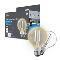 Cync - G25 Smart LED Globe Light Bulbs (2 Pack) - Soft White - White