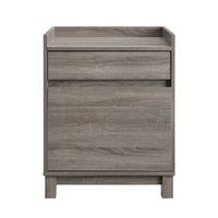 Linon Home Décor - Tennyson Wood Filing Cabinet - Gray