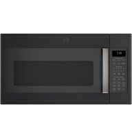 GE - 1.9 Cu. Ft. Over-the-Range Microwave with Steam Cleaning - Black Slate