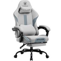 GTPlayer - GT905 Adjustable Gaming Chair with Breathable Fabric - Gray