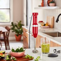 KitchenAid - Variable Speed Corded Hand Blender - KHBV53 - Empire Red - Accessories