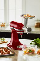 KitchenAid - Metal Food Grinder Attachment - Silver - Accessories