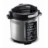 Gourmia - 6-Quart Pressure Cooker and Air Fryer - Black - Accessories