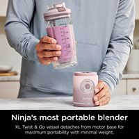 Ninja - Blast™ Max Portable Blender with 22oz Twist & Go Vessel - Dusty Pink - Accessories