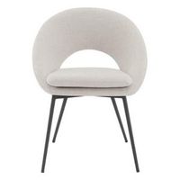 OSP Home Furnishings - Millie Accent /Dining Chair - Cream/ Black