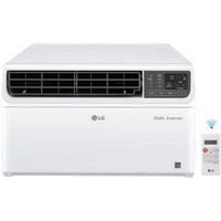 LG - 250 sq. ft. 6,000 BTU Dual Inverter Smart Window Air Conditioner - White