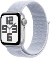 Apple Watch SE 2nd Generation (GPS) 40mm Aluminum Case with Blue Cloud Sport Loop - One Size - Si...