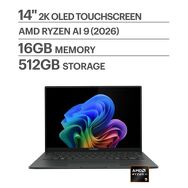 ASUS - Zenbook 14 14" 2K OLED Touchscreen Laptop - AMD Ryzen AI 9 465 2026 - 16GB Memory - 512GB ...