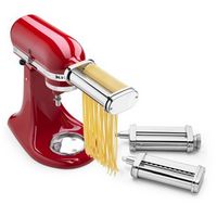KitchenAid - 3-Piece Pasta Roller &amp; Cutter Set and Fresh Prep Slicer/Shredder Attachment - KSMVSP...