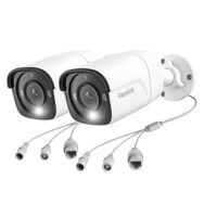 Reolink - 2-Camera Indoor/Outdoor Add On or Stand Alone Wired PoE 4K+ 12MP Security Bullet IP Cam...