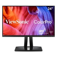 ViewSonic - ColorPro VP2456A 24" IPS FHD Ergonomic Monitor (USB, HDMI, DP, USB-C) - Black