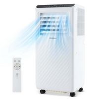 Costway 8000 BTU Portable Air Conditioner Cools up to 250 sq.ft 3 -in-1 Air Cooler Dehumidifier F...