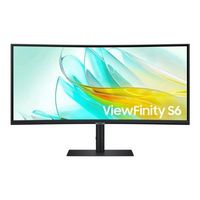 Samsung - 34&quot; ViewFinity S65UC Ultra-WQHD AMD FreeSync Curved Monitor (DisplayPort, HDMI, USB-C) ...
