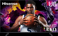 Hisense - 55" Class U8 Series Mini-LED 4K UHD QLED Smart Google TV (2024)