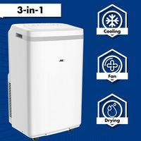 AuxAC - 250 Sq. Ft Portable Air Conditioner - White - Alternate Views