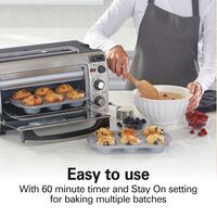 Hamilton Beach - 2-in-1 Oven & Toaster - Stainless Steel - Alternate Views