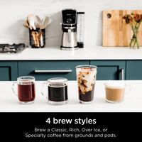 Ninja - DualBrew PRO 12-Cup Specialty Coffee System with Thermal Carafe, K-Cup Compatible, Hot Wa... - Alternate Views