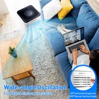 Costway Portable Air Conditioner Cools up to 300 sq.ft 6000 BTU (10000 BTU ASHRAE) Evaporative Ai... - Alternate Views