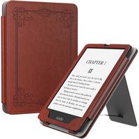 SaharaCase - Indy Series Hand Strap Case for Amazon Kindle Paperwhite (11th Gen, 2021-2022) - Brown - Alternate Views