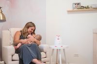 CRANE - 0.5 Gal. Adorable Ultrasonic Cool Mist Humidifier Unicorn - White/Pink - Alternate Views