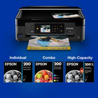 Epson - 200 4-Pack Ink Cartridges - Black/Cyan/Magenta/Yellow - Alternate Views