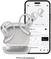 Shokz - OpenFit 2+ Open-Ear True Wireless Bluetooth Earbuds - Gray - Alternate Views