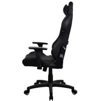Arozzi - Torretta Soft PU Gaming Chair - Pure Black - Alternate Views