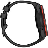 Garmin - Approach S70 GPS Smartwatch 47mm Ceramic - Black Ceramic Bezel with Black Silicone Band ... - Alternate Views