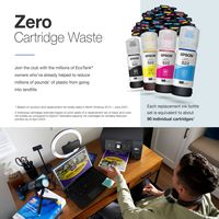 Epson - EcoTank ET-2800 Wireless Color All-in-One Inkjet Cartridge-Free Supertank Printer - Black - Alternate Views