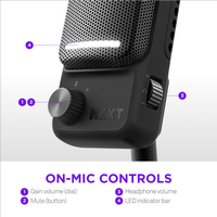 NZXT - Capsule Elite Premium Wired Cardioid Condenser Microphone with Multi-Position Design - Alternate Views