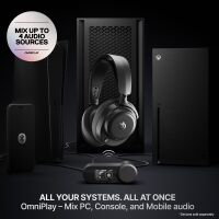 SteelSeries - Arctis Nova Pro Omni 2.4 GHz Wireless Over-The-Ear Gaming Headset for PC, PS5/PS4, ... - Alternate Views