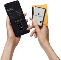 Ledger - Stax Crypto Hardware Wallet with Folio and Recovery Key - Curved E Ink Touch Screen - Bl... - Alternate Views