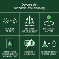 iRobot - Roomba 105 Combo Robot Vacuum & Mop - Black - Alternate Views